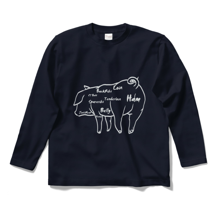 ロングスリーブTシャツ - S - ネイビー