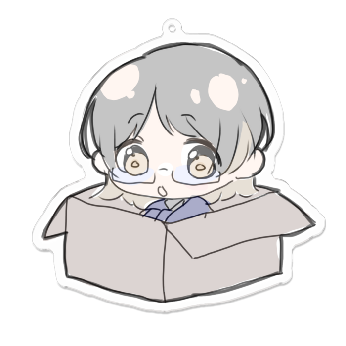 アクリルキーホルダー - 100 x 100 (mm)