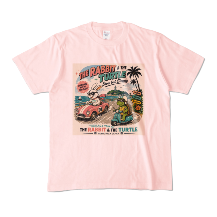 カラーTシャツ - M - ライトピンク (淡色)