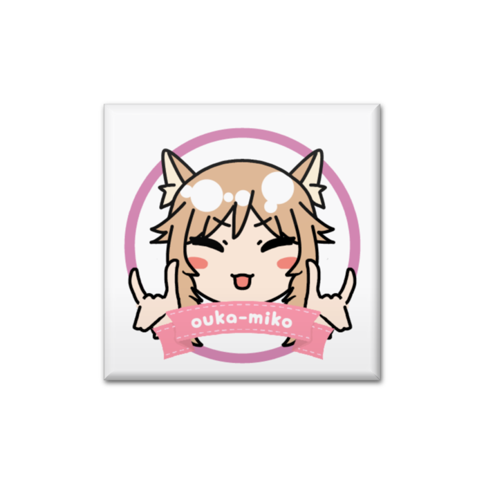 缶バッジ - 四角形40mm