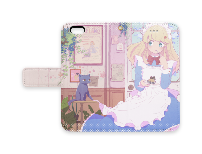 手帳型iPhoneケース - iPhone 6 / 6s - ストラップ穴 あり