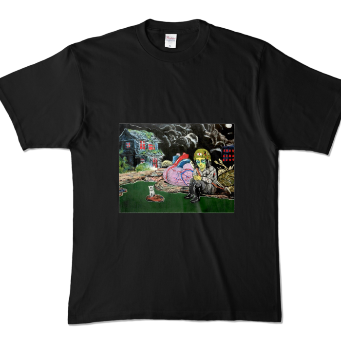 カラーTシャツ - XL - ブラック (濃色)