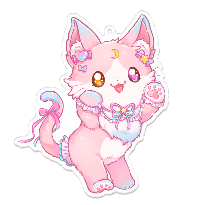 アクリルキーホルダー - 100 x 100 (mm)