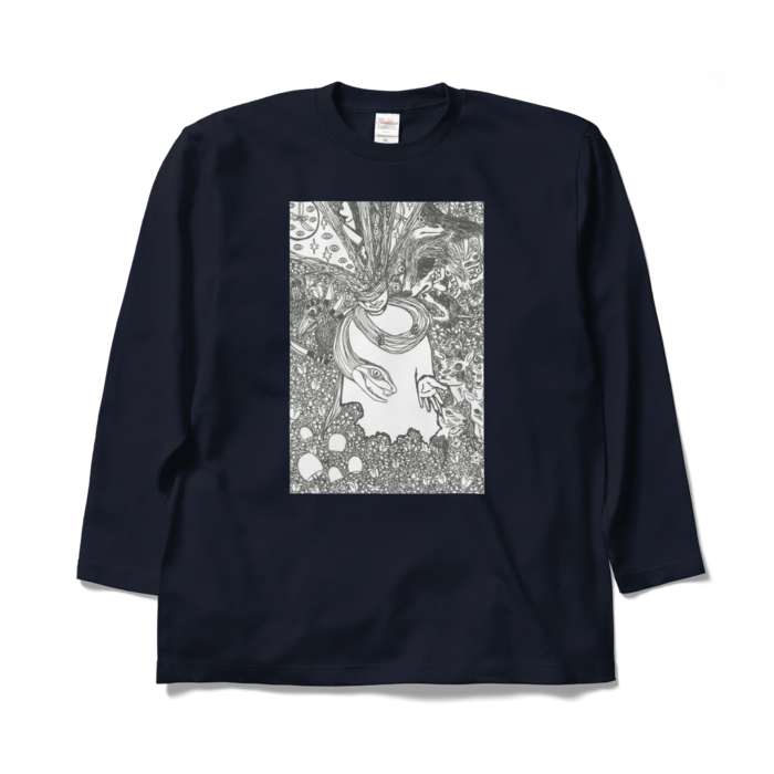 ロングスリーブTシャツ - XL - ネイビー