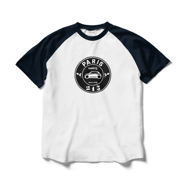 ラグランTシャツ - L - ホワイト×ネイビー