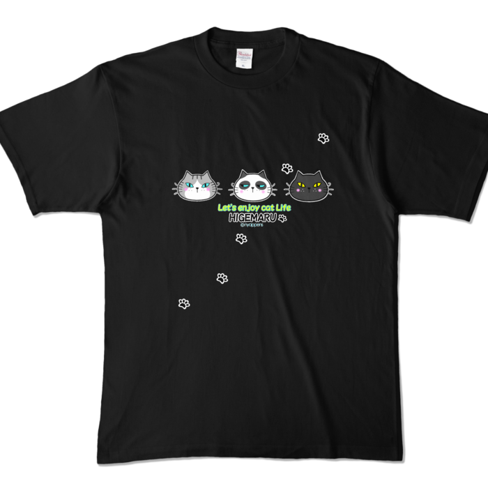 カラーTシャツ - XL - ブラック (濃色)