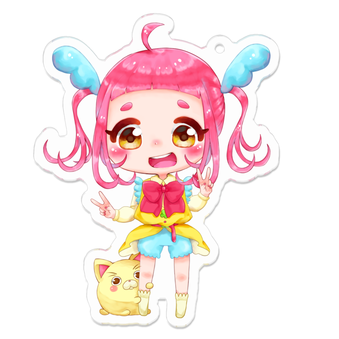 アクリルキーホルダー - 70 x 70 (mm)