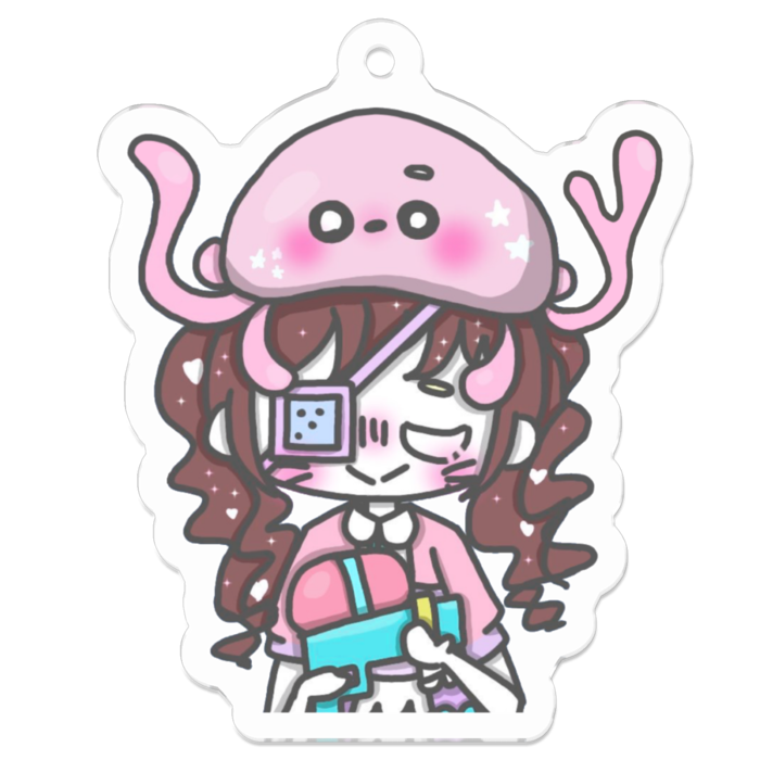 アクリルキーホルダー - 50 x 50 (mm)