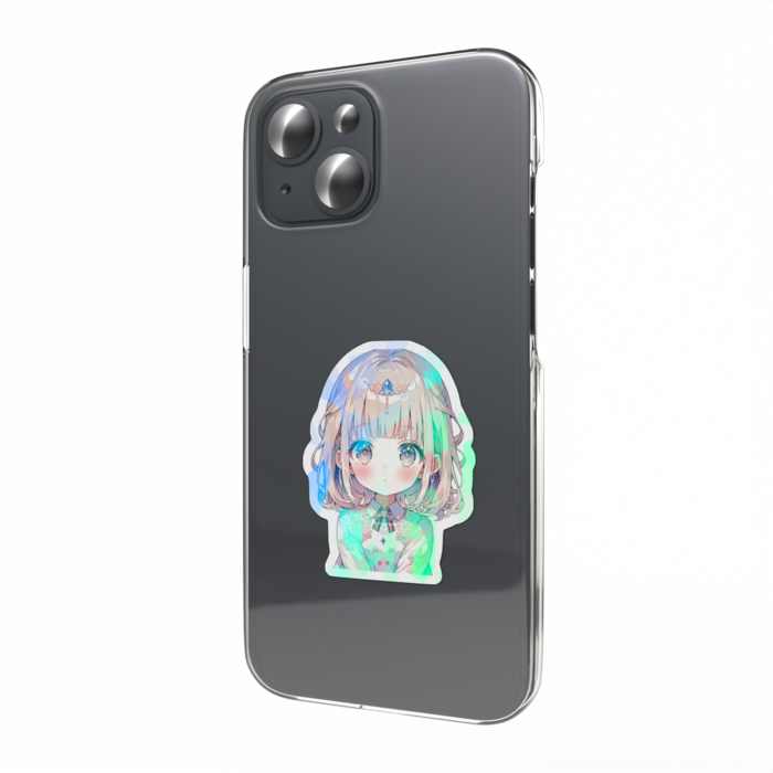 ホログラムスマホステッカー - 縦