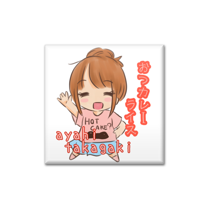 缶バッジ - 四角形40mm