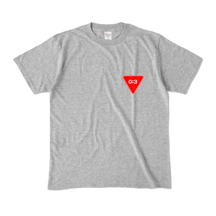 カラーTシャツ - M - 杢グレー (濃色)