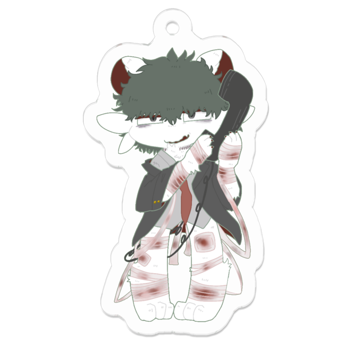 アクリルキーホルダー - 50 x 50 (mm)