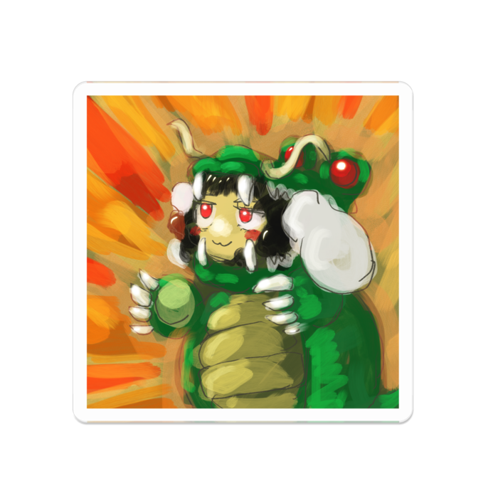 アクリルバッジ - 50 x 50 (mm)