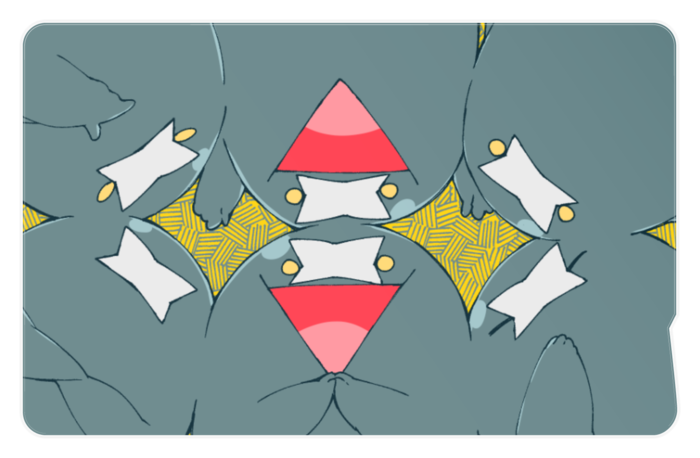 ICカードステッカー - 約85.7x53.9(mm)