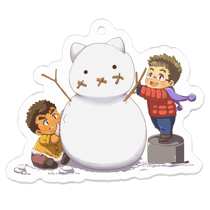 アクリルキーホルダー - 50 x 50 (mm)