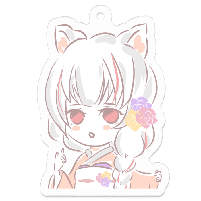 アクリルキーホルダー - 50 x 50 (mm)