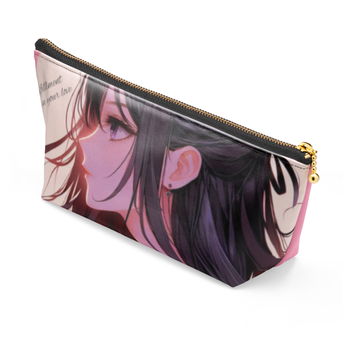 ポーチ - 長さ21.5cm / 高さ10cm - ブラック