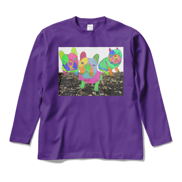 ロングスリーブTシャツ - M - パープル