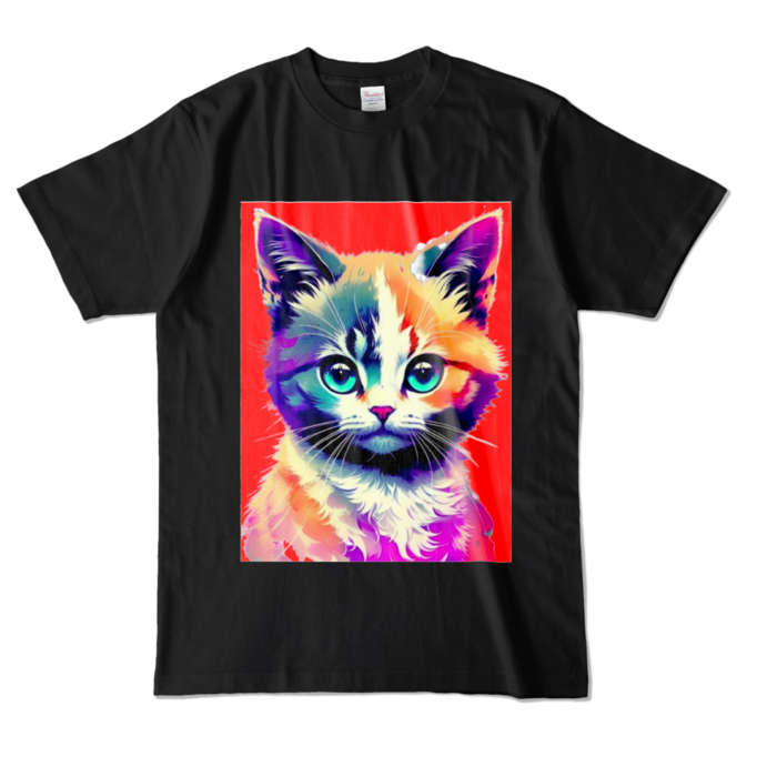 カラーTシャツ - L - ブラック (濃色)
