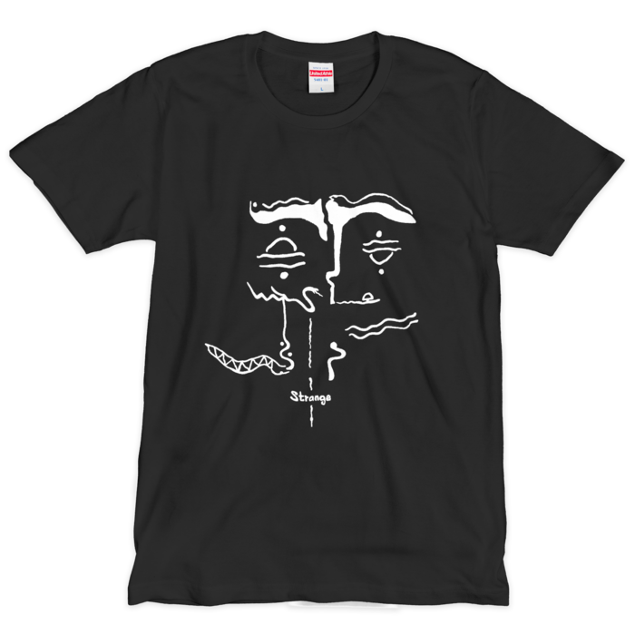 Strange T-shirt(Black) - L -