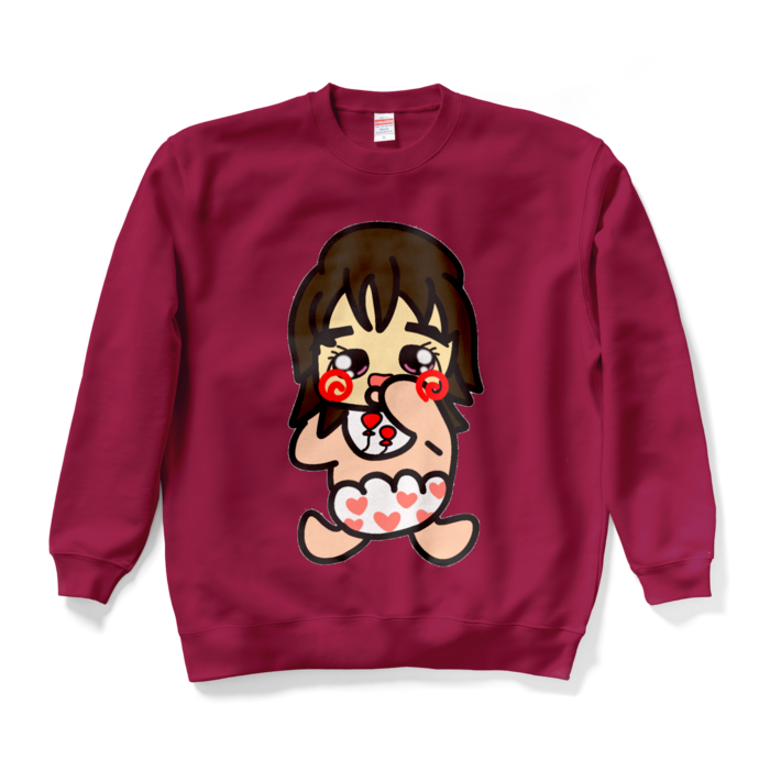 スウェット - XL - バーガンディ