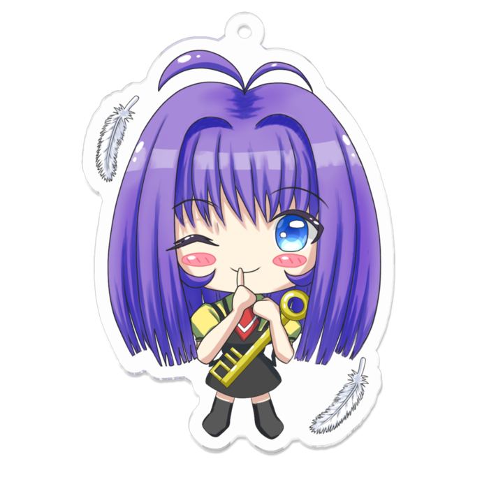 アクリルキーホルダー - 70 x 70 (mm)