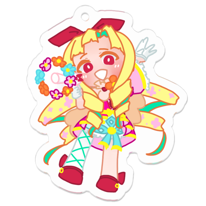 アクリルキーホルダー - 50 x 50 (mm)