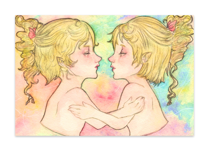 ポストカード(10枚セット) - ヴァンヌーボVGスノーホワイト195kg