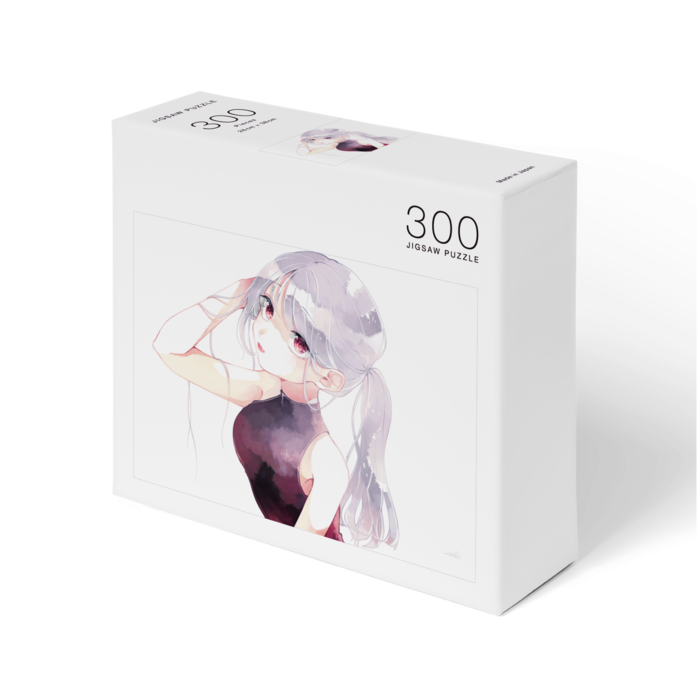 水彩風女子パズル 001 ごーやじゃない Booth