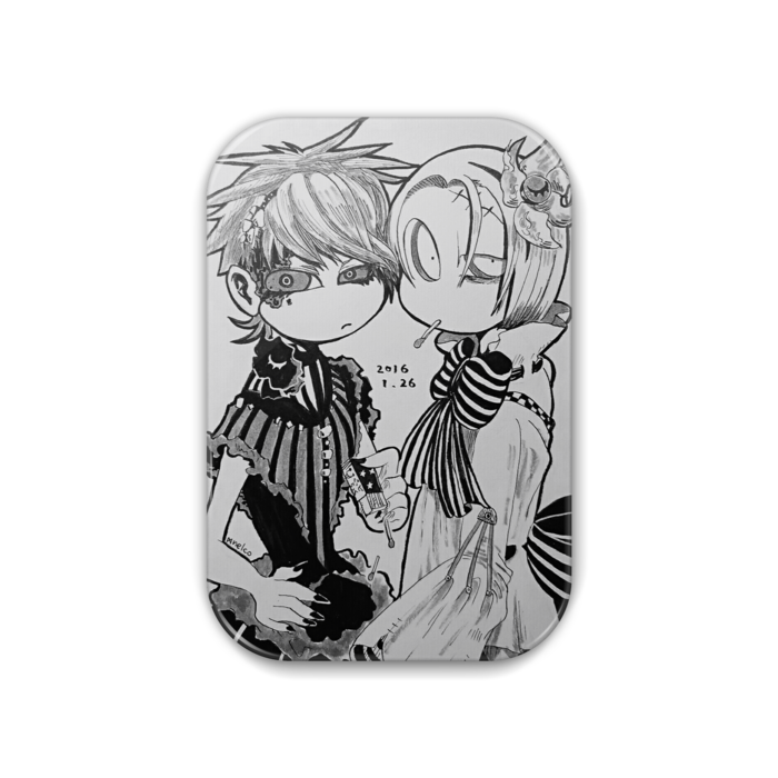 缶バッジ - 角丸 51x76mm