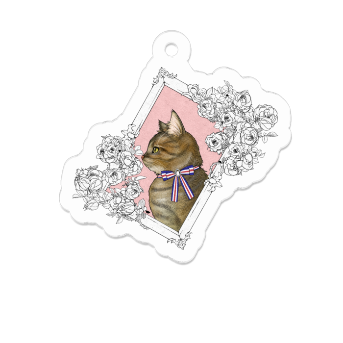 アクリルキーホルダー - 50 x 50 (mm)