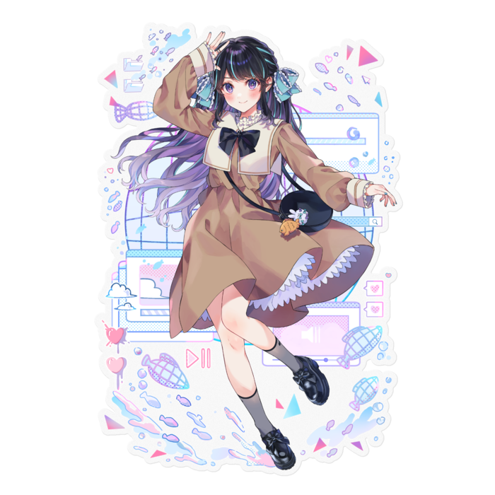 ステッカー - 160 x 160 (mm)