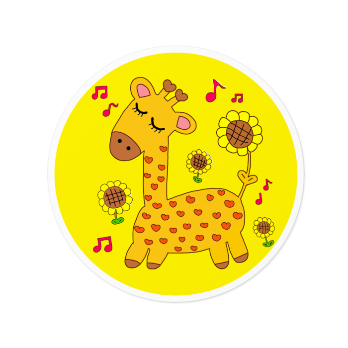 ステッカー - 100 x 100 (mm)