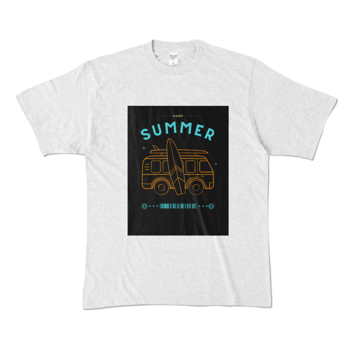 カラーTシャツ - XL - アッシュ (淡色)