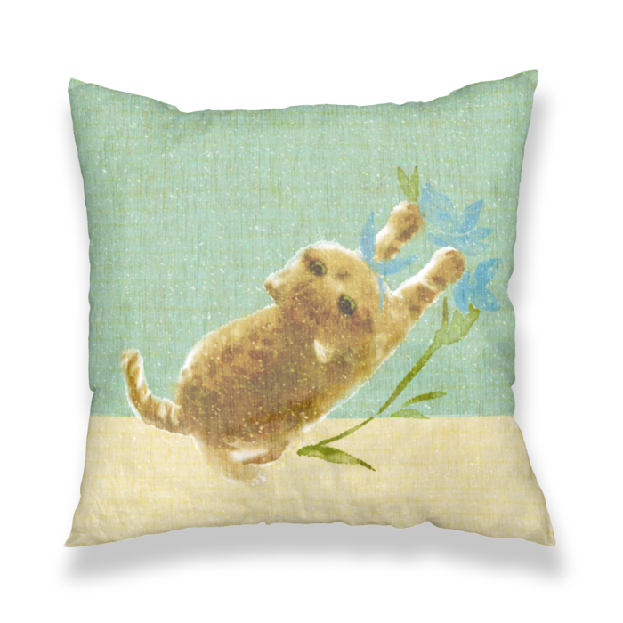 クッションカバー水 - 450x450(mm)