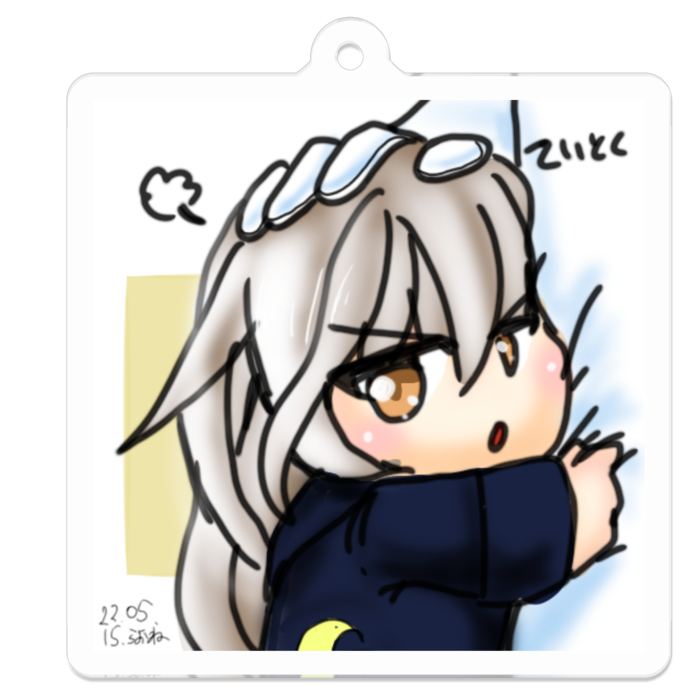 アクリルキーホルダー - 50 x 50 (mm)