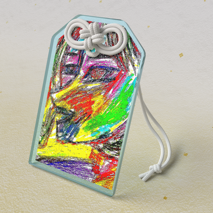 アクリルお守り - 50 × 80mm(6)