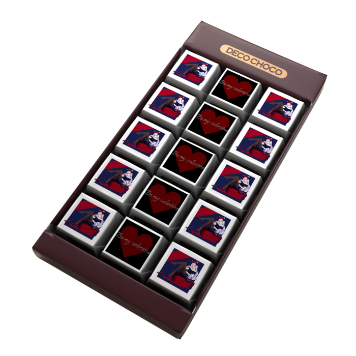 DECOチョコ - 列ごとにデザイン