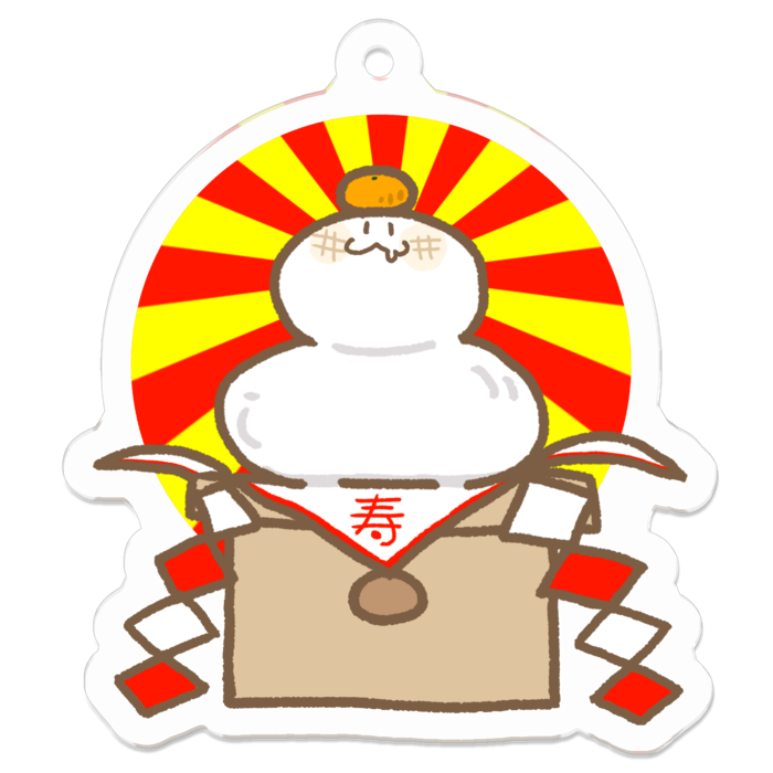 アクリルキーホルダー - 50 x 50 (mm)