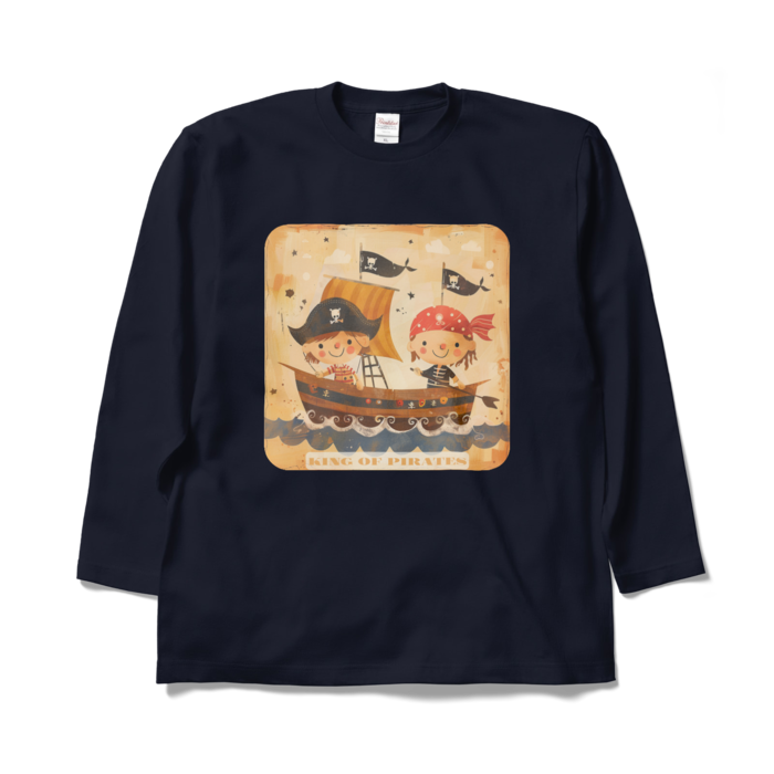 ロングスリーブTシャツ - XL - ネイビー