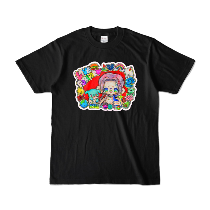 カラーTシャツ - S - ブラック (濃色)