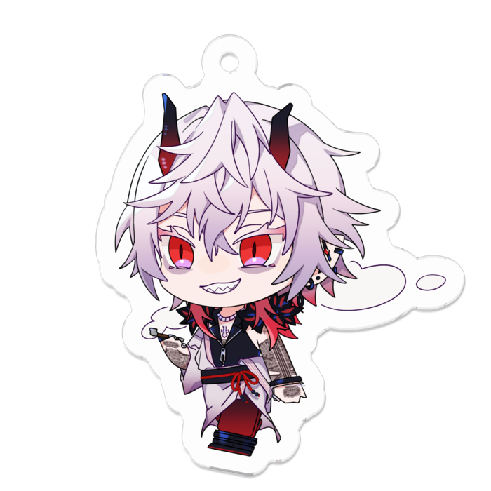 蛛鬼アカシャSD/Ver.鬼アクリルキーホルダー - 50 x 50 (mm)