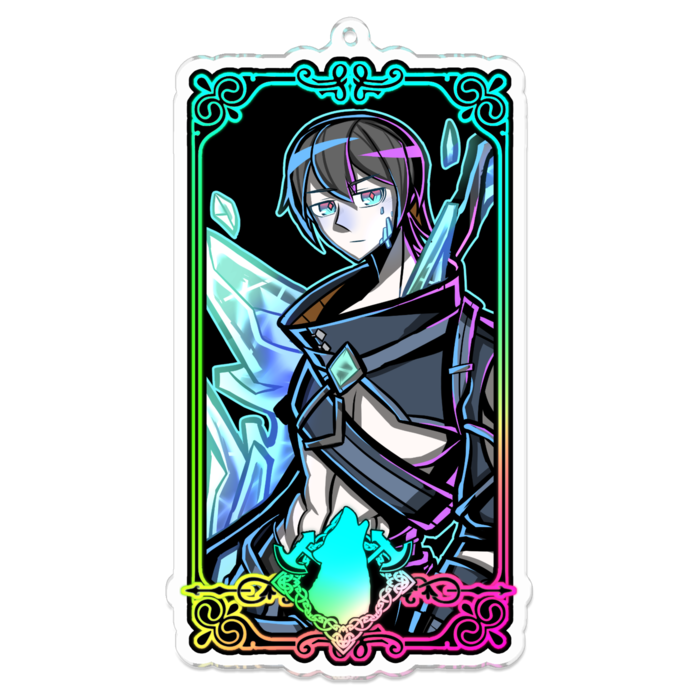 アクリルキーホルダー - 100 x 100 (mm)