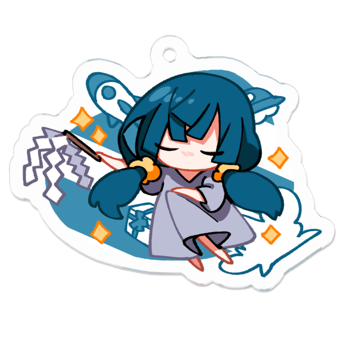 アクリルキーホルダー - 50 x 50 (mm)