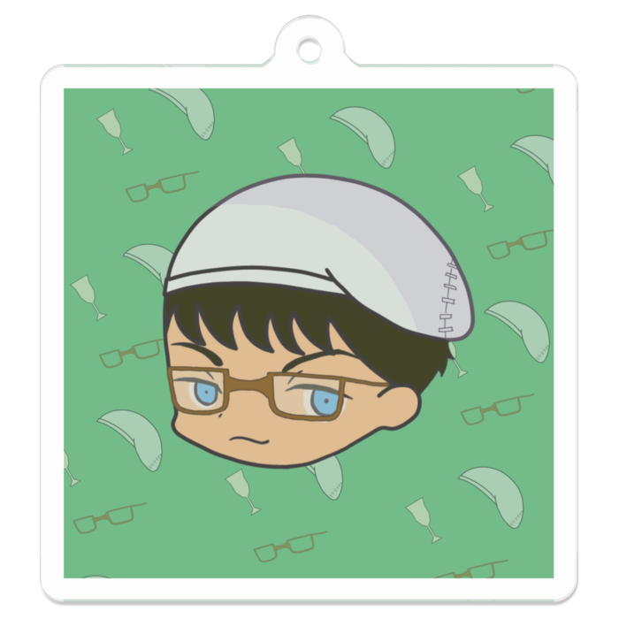 アクリルキーホルダー - 50 x 50 (mm)