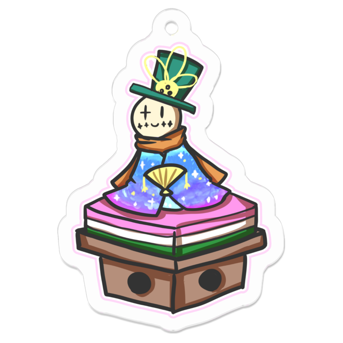 アクリルキーホルダー - 50 x 50 (mm)