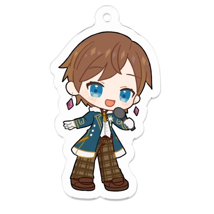 アクリルキーホルダー - 50 x 50 (mm)