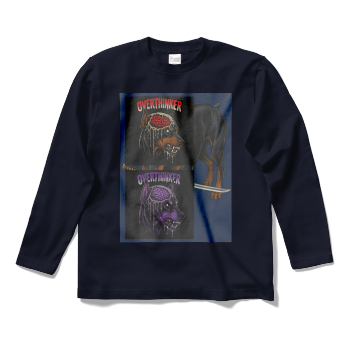 ロングスリーブTシャツ - S - ネイビー