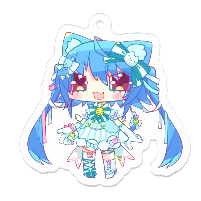 アクリルキーホルダー - 50 x 50 (mm)