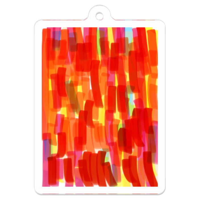 アクリルキーホルダー（コーティング） - 50 x 50 (mm)